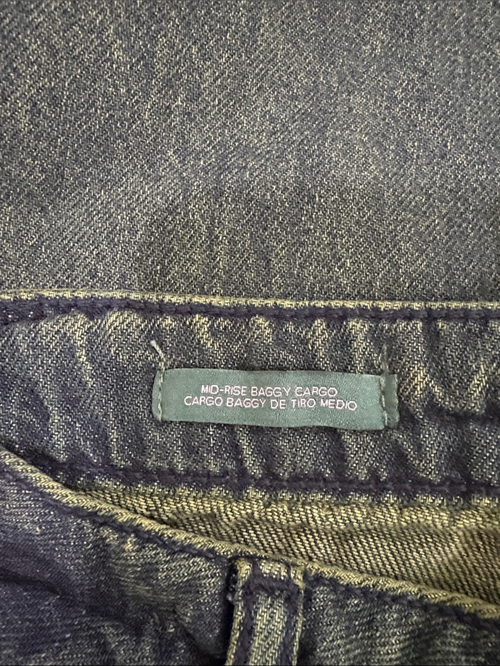 wild fable Dark Green Wide-Leg Cargo Jeans - Picture 8 of 11